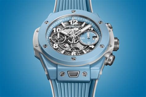 hublot big bang sky blue|Hublot blue sapphire crystal.